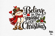 Believe In The Magic Of Christmas, a Seasonal Illustration by Craft Nest (Thumbnail 1 of 6)