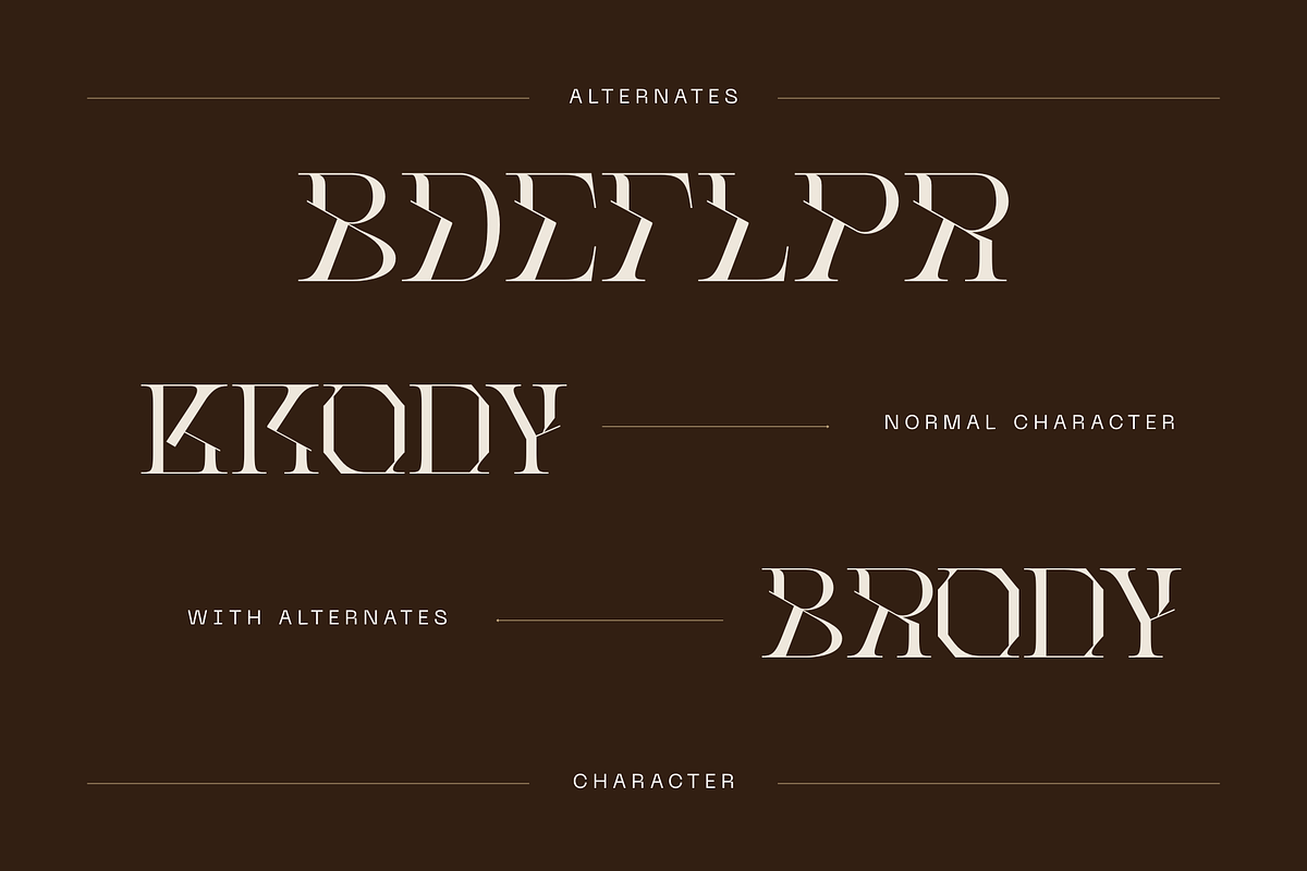 Roab Luxury - Branding Logo Font, a Serif Font by Nirmana Visual (Photo 6 of 9)