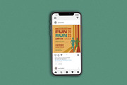 70s Fun Run, a Flyer Template by Me55enjah Design (Thumbnail 3 of 4)
