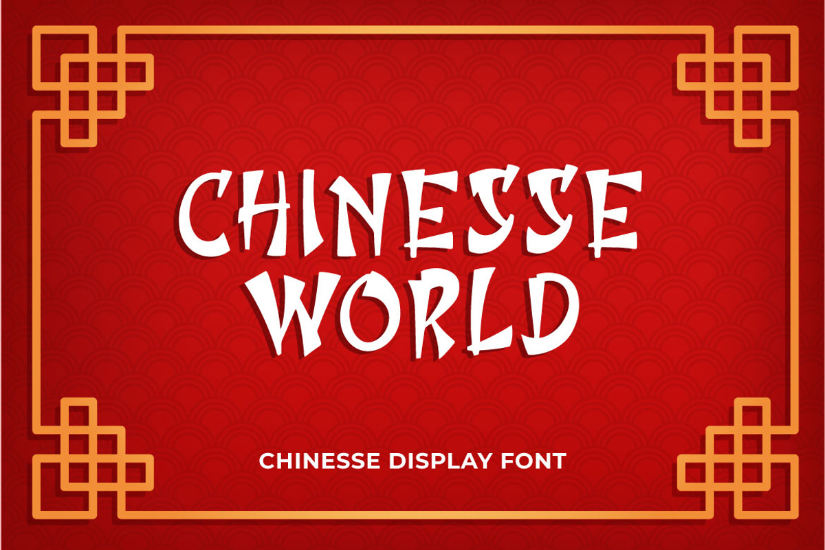 Chinesse World - Chinese Font, a Font by Mightyfire (Photo 1 of 4)