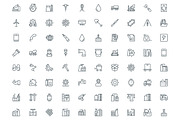 160 Industrial Line Icons, an Outline Icon by Vectors Market (Thumbnail 2 of 3)