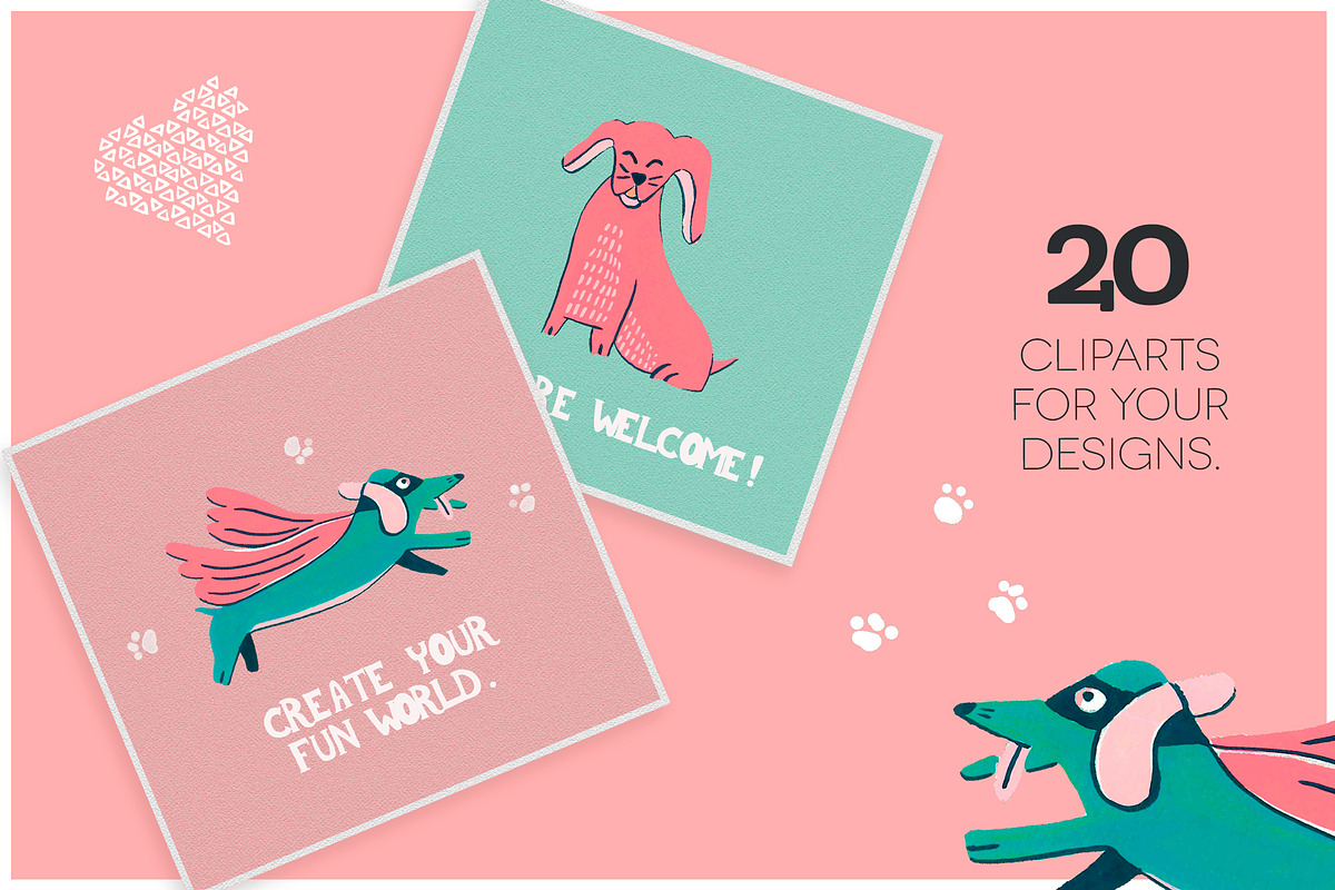 Sausage dogs, an Animal Illustration by Isbela  (Photo 2 of 6)