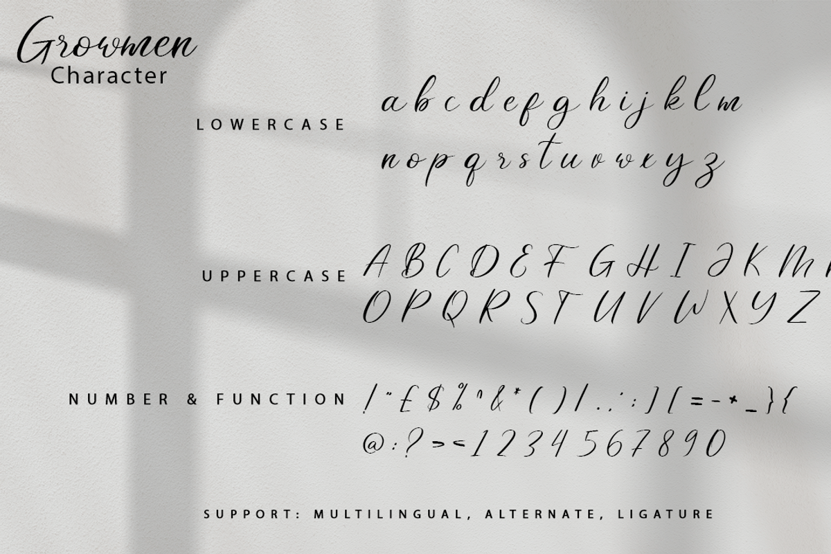 Growming, a Script Font by Wildan Type (Photo 7 of 10)