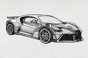 Supercars Sports Car Clipart Pack, a Sport Illustration by Doggy Days (Thumbnail 8 of 8)
