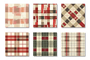 Plaid & Gingham Seamless Patterns, a Texture Graphic by Canvas Craft (Thumbnail 2 of 9)