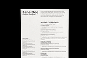 CV/Resume & Cover Letter Template_05, a Resume Template by Akreatipe (Thumbnail 3 of 4)