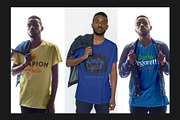 T-Shirt Mock-Up Set, a Shirt Mockup by Freeman Studio (Thumbnail 6 of 15)