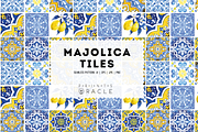 Majolica tile seamless pattern, a Pattern Graphic by Amalia de los Santos (Thumbnail 1 of 3)
