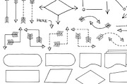 Doodle Flowchart Interface Elements, a Work Illustration by Albert Does Stuff (Thumbnail 4 of 6)