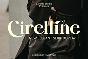 Cirelline, a Serif Font by Zaloma Studio (Thumbnail 1 of 19)