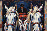 Royal Carriages, Horse Carriages, a Transportation Illustration by PLUM&FIGS (Thumbnail 3 of 21)