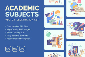 Education Concept Academic Subjects, an Object Graphic by 35lab
