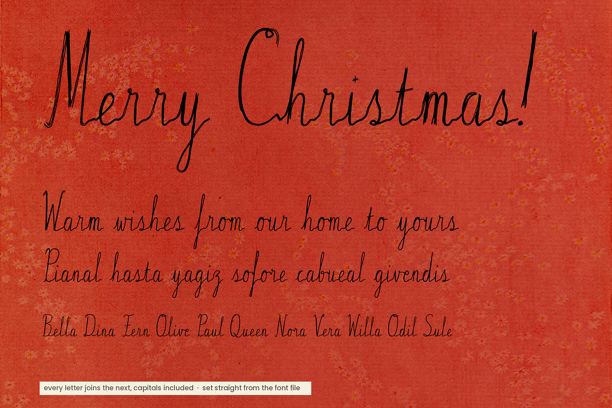 Mistlewire - Textured Script Font, a Handwritten Font by Lilithcollageart (Photo 9 of 12)