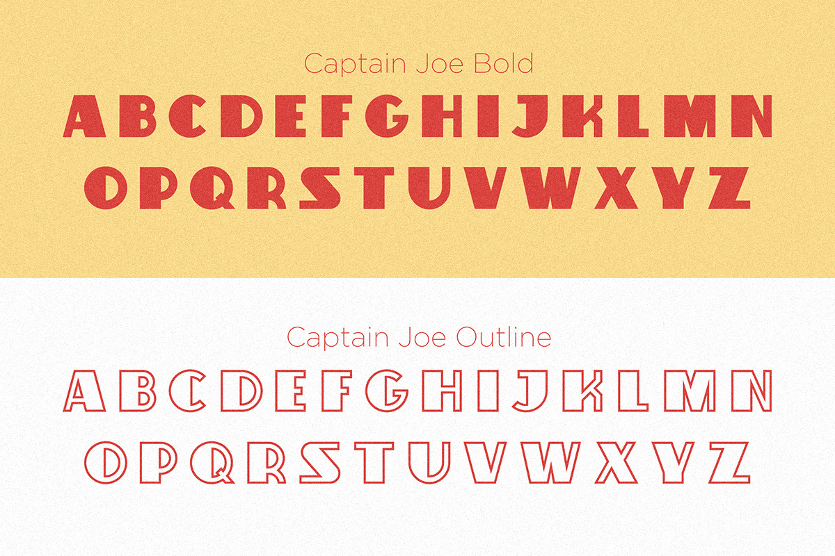 Captain Joe Bold & Strong Typeface preview 7