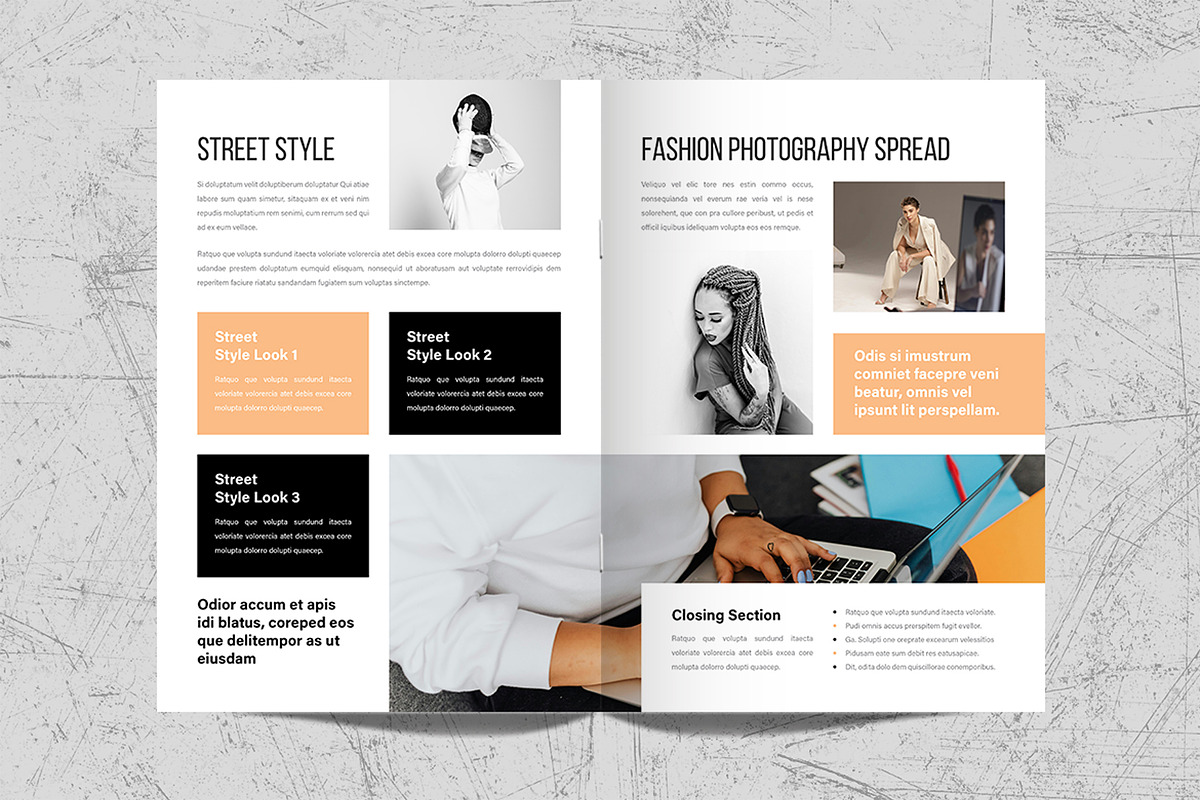 Fashion Magazine Template Design, a Magazine Template by White Graphic (Photo 5 of 11)