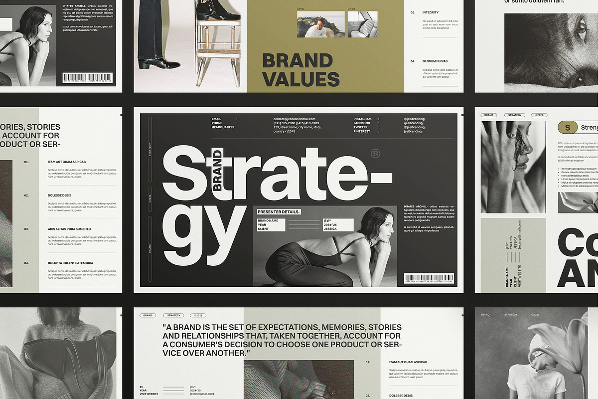 Brand Strategy Guide Template, a Presentation Template by ArtisanaAura (Photo 4 of 9)