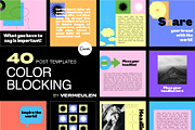 Instagram Social Media CANVA Color, a Social Media Template by Vermeulen Design Studio (Thumbnail 1 of 5)