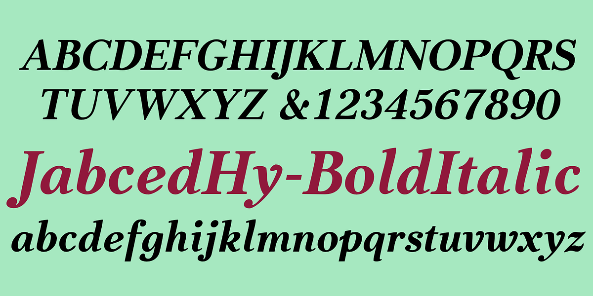 JabcedHy, a Serif Font by Ingrimayne Type (Photo 9 of 10)