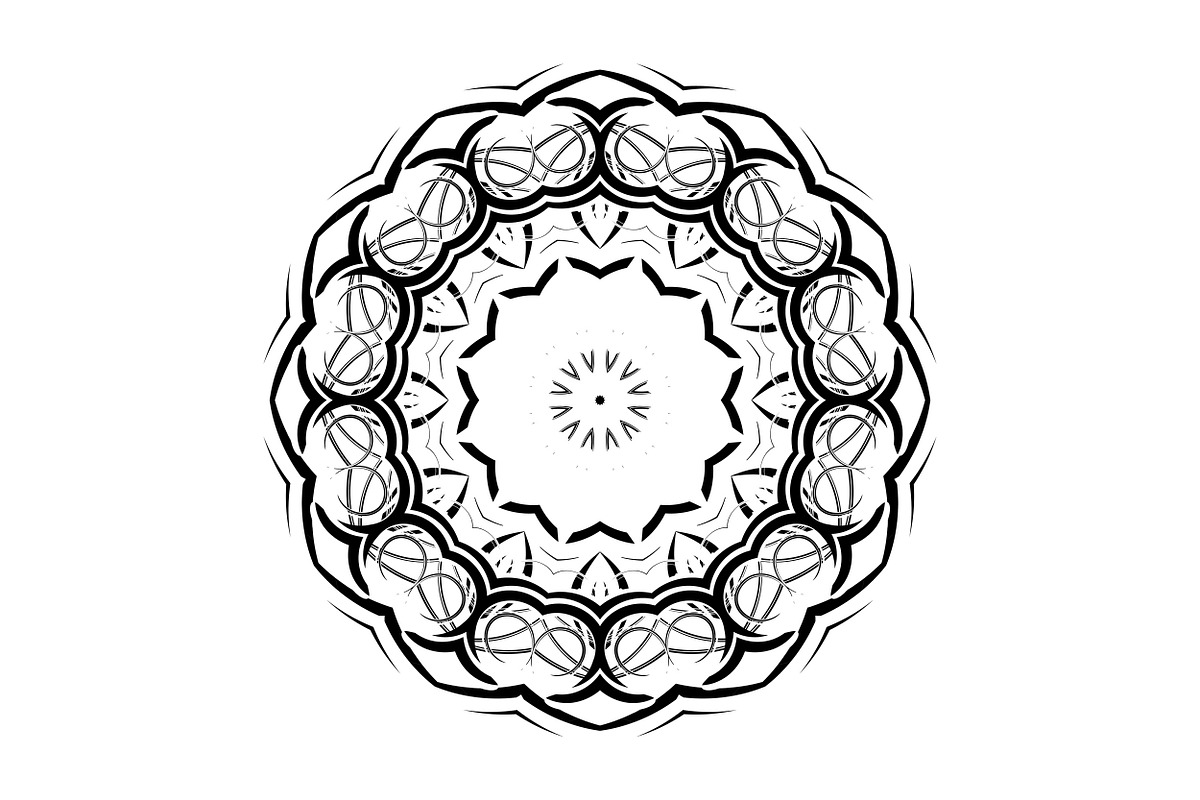High Quality Mandala Clipart Bundle, a Decorative Illustration by NJ Himel (Photo 100 of 103)