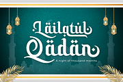 Sacred Ramdhan – Arabic Font Style, a Script Font by Sronstudio (Thumbnail 4 of 13)