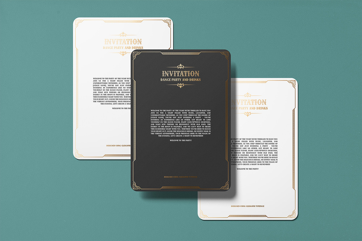 Clesgoth - Serif Engraved Font, a Serif Font by Drizy (Photo 9 of 10)