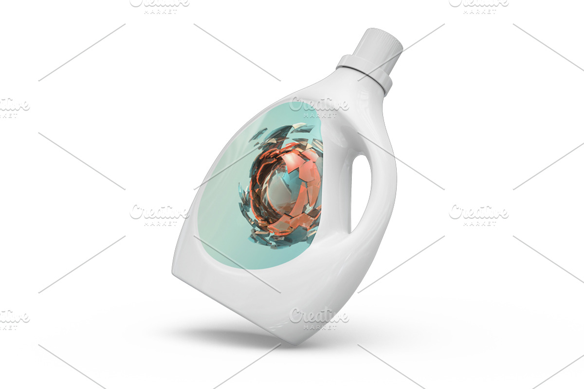 Detergent Bottle Mock-up, an Advertising Mockup by PixelMockup (Photo 6 of 11)
