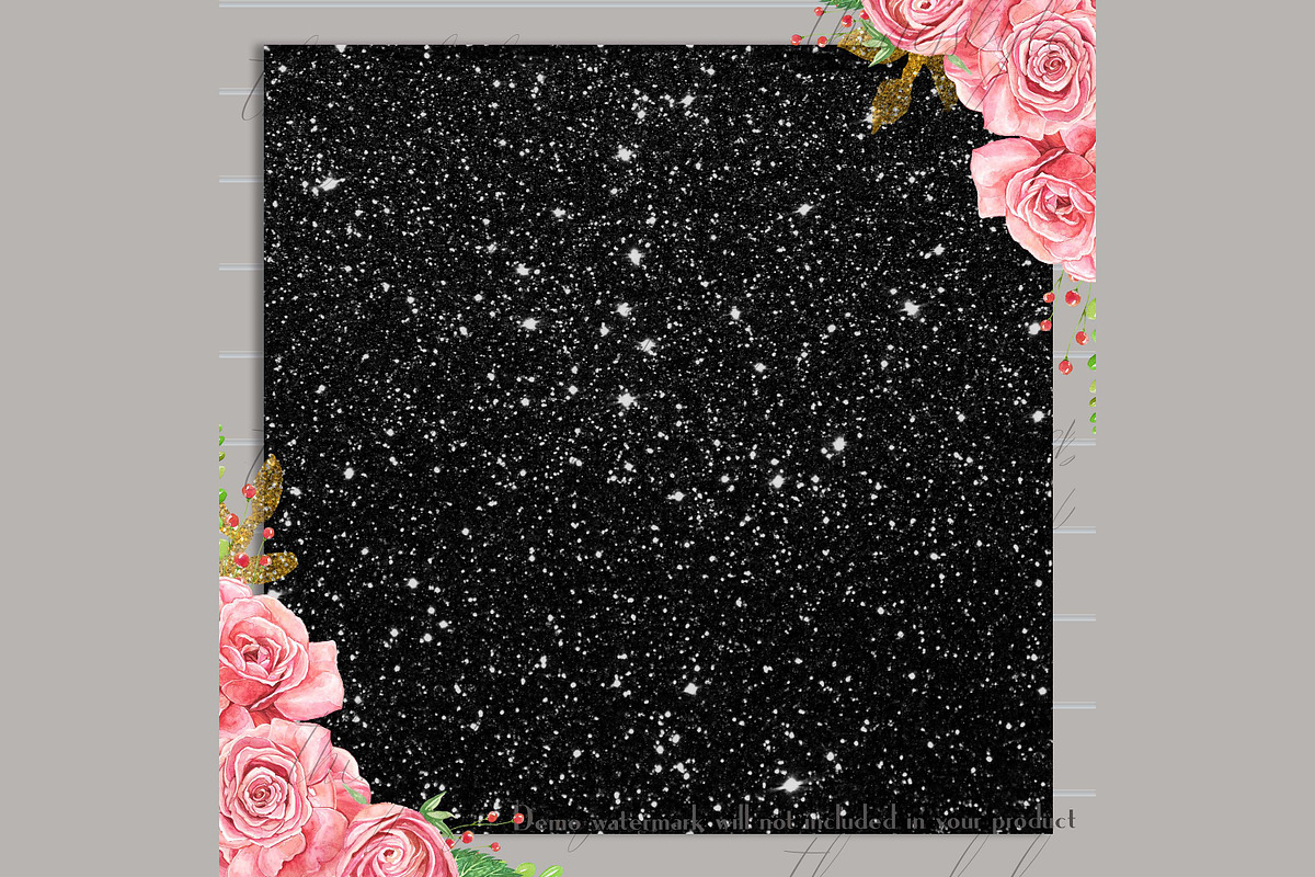 16 Seamless Black Glitter Papers, a Texture Graphic by ThingsbyLary (Photo 8 of 10)