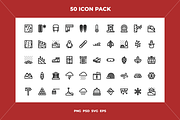 Winter nature icons, an Outline Icon by Wencory (Thumbnail 1 of 2)