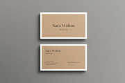 Elegant Minimal Business Card, a Business Card Template by Saman Osama (Thumbnail 3 of 5)