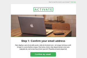 Activate Email Template Builder