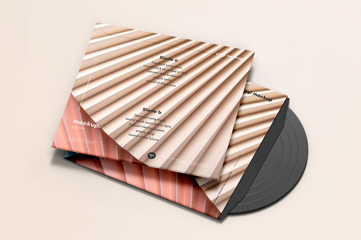 Vinyl Mock-up 5, a Merchandise Mockup by Yogurt86 (Photo 7 of 9)