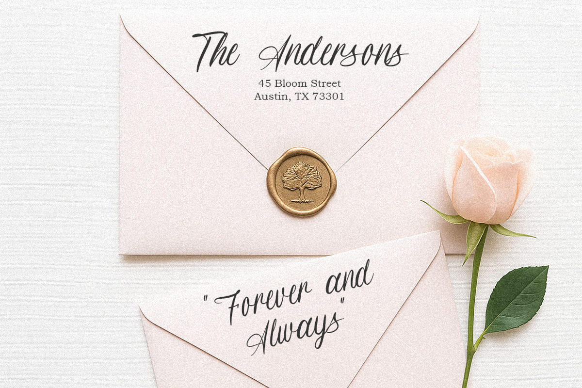 Maglia – Wedding Calligraphy Font, a Script Font by MERCI STUDIO (Photo 2 of 8)