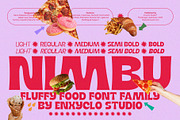 NIMBU — Food Font, a Sans Serif Font by Enxyclo Studio (Thumbnail 1 of 19)