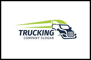 Truck Logistics Logo Template