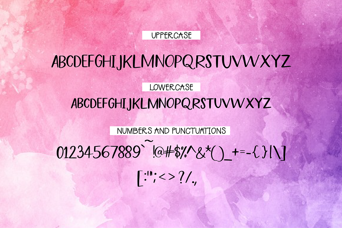 Morning Glory Font Duo preview 8
