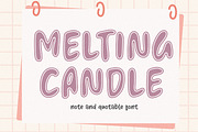 Melting Candle Font, a Handwritten Font by Balpirick Studio (Thumbnail 1 of 6)