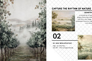 30+ Misty Vineyard Rows Bundle, a Decorative Illustration by Virgo Studio (Thumbnail 3 of 6)