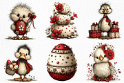 Whimsical Polka Dots Easter Clipart, an Illustration by Craft Nest (Thumbnail 5 of 11)