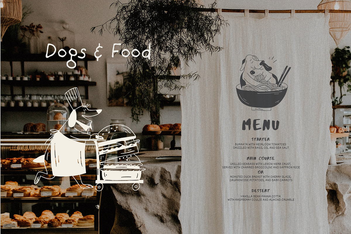 Love Food: Fun Bites & Drink Dogs, a Food Illustration by Veyla (Photo 5 of 16)