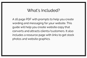 Website Content Guide, a Websites & App Template by Joanna Lane Designs (Thumbnail 2 of 2)
