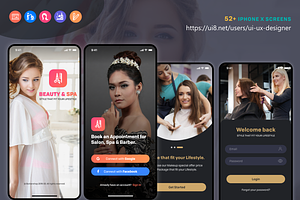 Barber & Salon UI Kit