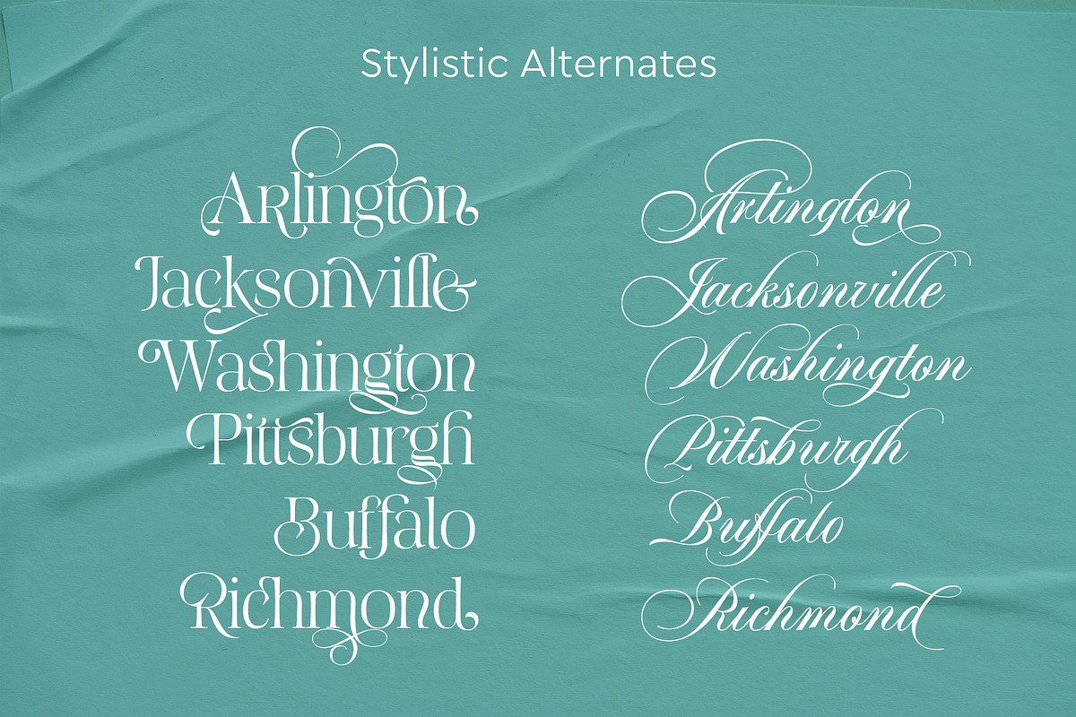 Notte Alexia, a Script Font by joelmaker (Photo 12 of 25)