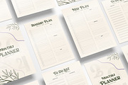 Monthly Planner Template, a Stationery Template by crazyOWL (Thumbnail 3 of 3)