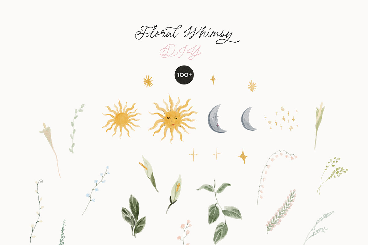 Hand-Drawn Floral Whimsy, a Decorative Illustration by Lana Elanor (Photo 11 of 14)