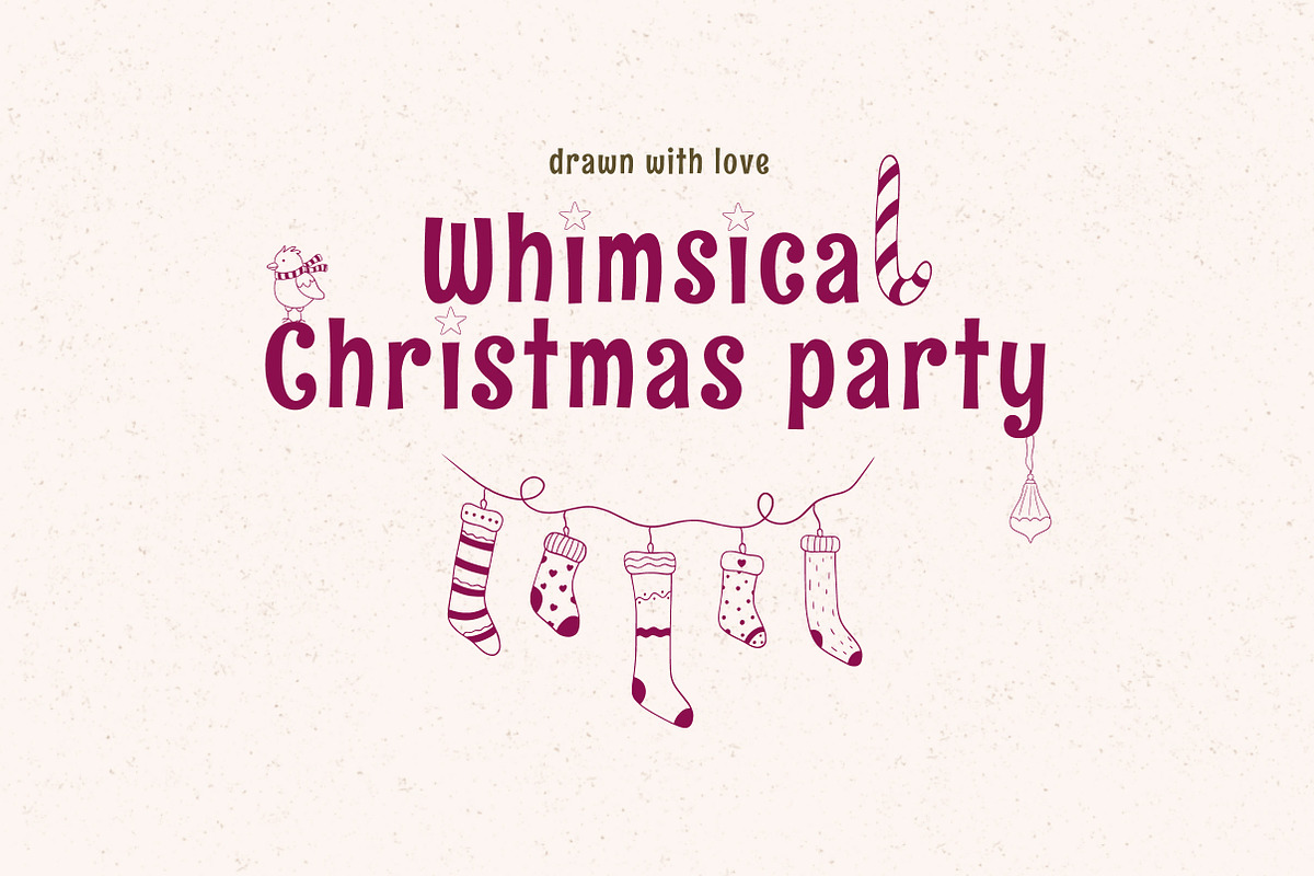 Whimsical Christmas party set, a Decorative Illustration by soboleva alya (Photo 12 of 12)