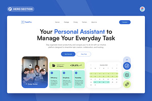 Task Management Hero Section