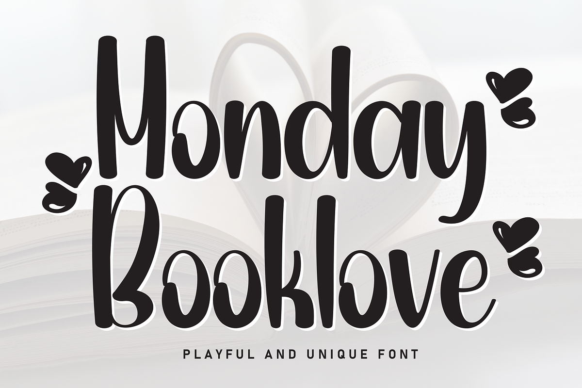Monday Booklove | Script Font, a Handwritten Font by Scratchones (Photo 1 of 9)