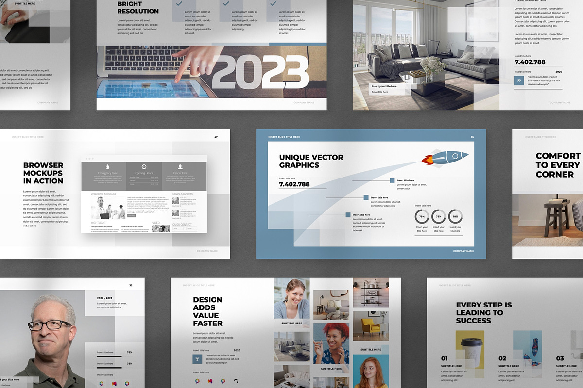 Poly Animated PowerPoint Template, a Presentation Template by Creathrive Design (Photo 5 of 10)
