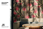 Wallpaper Mockup - Industrial Living, a Household Mockup by Andrea Muller (Thumbnail 5 of 6)