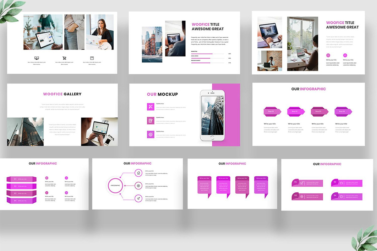 Woofice Business Google Slides, a Presentation Template by Infinity Vector Studio (Photo 5 of 5)